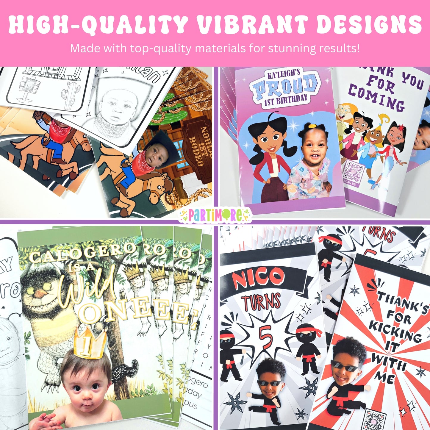 CUSTOM Kids Coloring Books Personalized with Photo, Custom Birthday Activity Sheets, Girl Boy Unique Party Favors, Printed Coloring Books Centerpiece