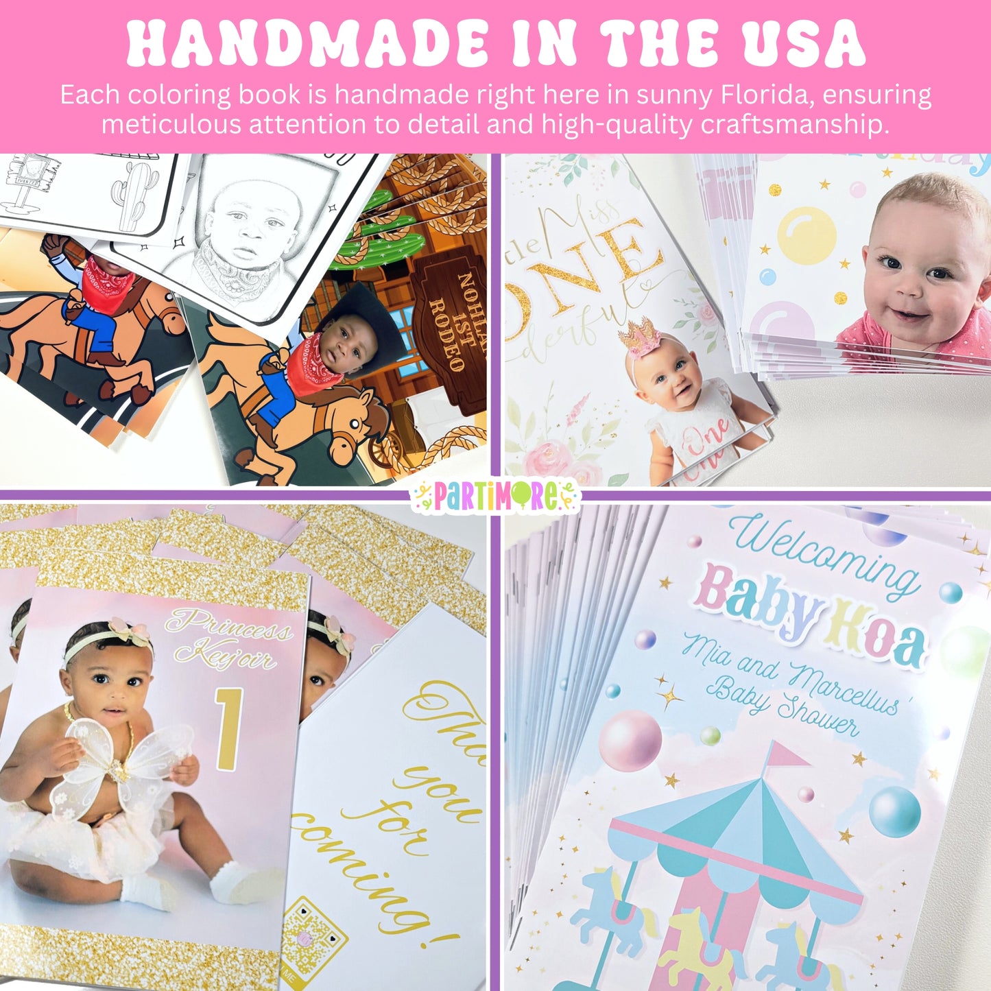 CUSTOM Kids Coloring Books Personalized with Photo, Custom Birthday Activity Sheets, Girl Boy Unique Party Favors, Printed Coloring Books Centerpiece