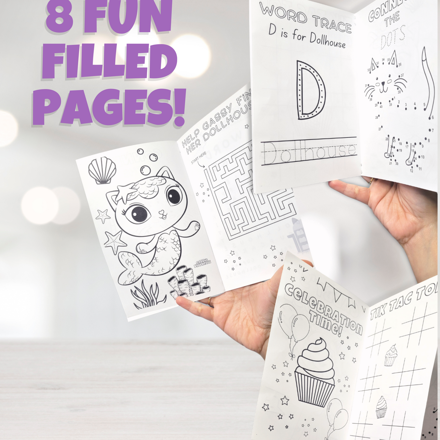 CUSTOM Kids Coloring Books Personalized with Photo, Custom Birthday Activity Sheets, Girl Boy Unique Party Favors, Printed Coloring Books Centerpiece