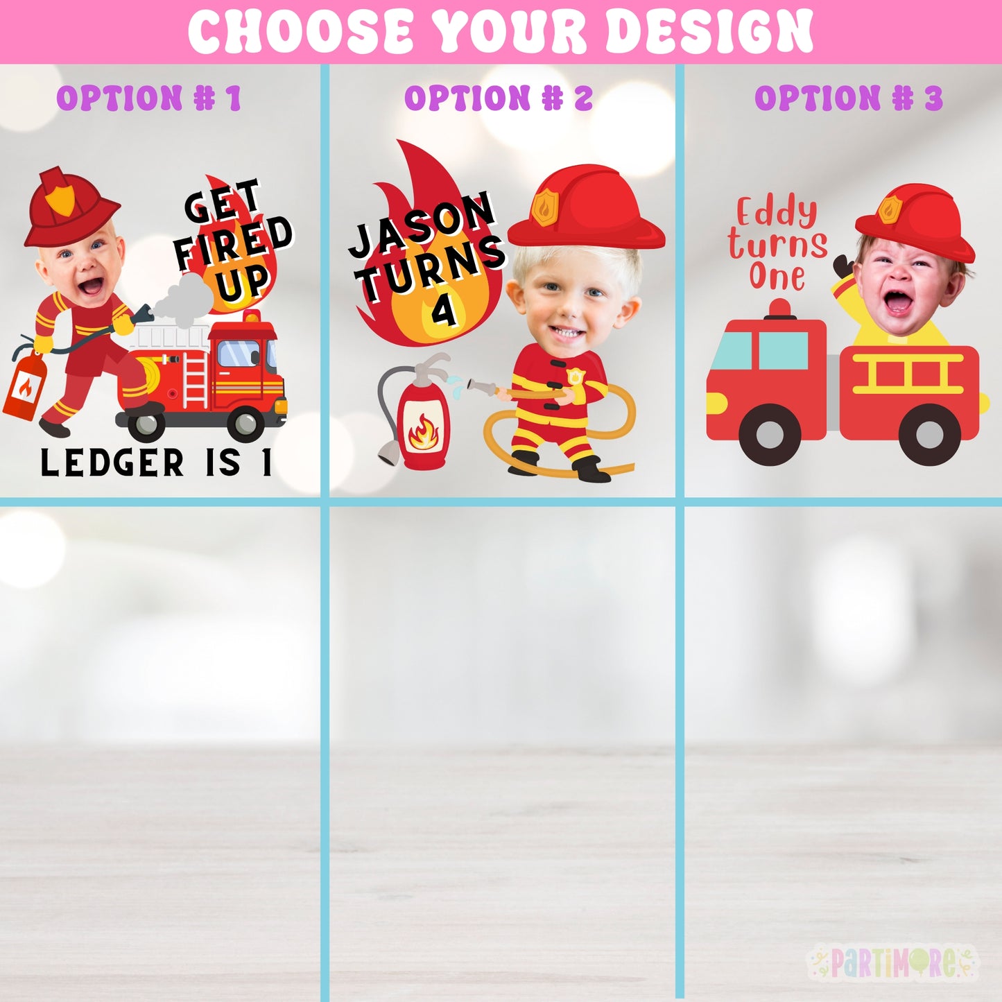 Firefighter Birthday Themed Temporary Tattoo Party Favor Supplies For Birthdays Bachelorette Parties And More