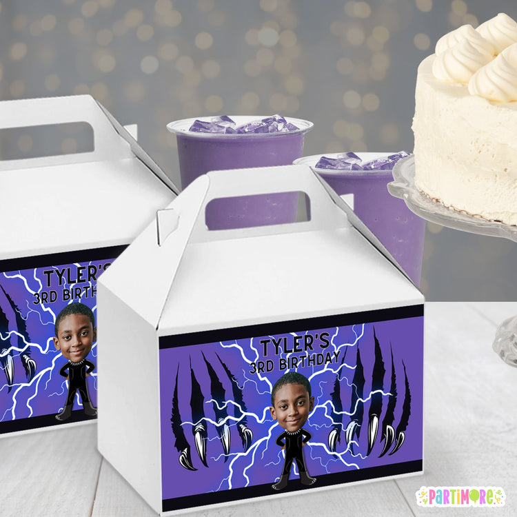 KID HERO BLACK AND PURPLE THEME
