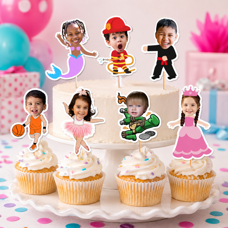 Personalized Cupcake Toppers