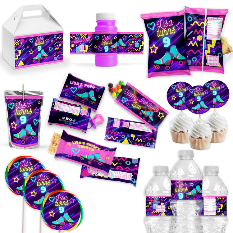 ROLLER SKATING GIRL THEME
