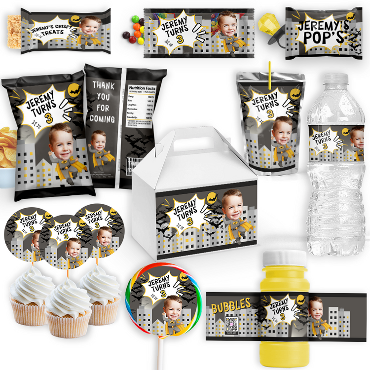 KID HERO BLACK AND YELLOW THEME