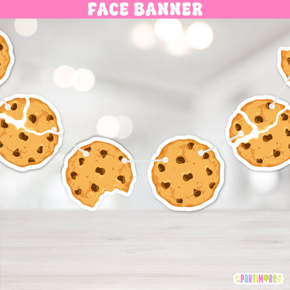 Milk And Cookies Birthday Banner, First Birthday Party Bunting, Sweet Boys Baby Shower Garland, Cookie Party Decorations