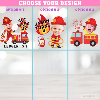 Firefighter Birthday Themed Temporary Tattoo Party Favor Supplies For Birthdays Bachelorette Parties And More