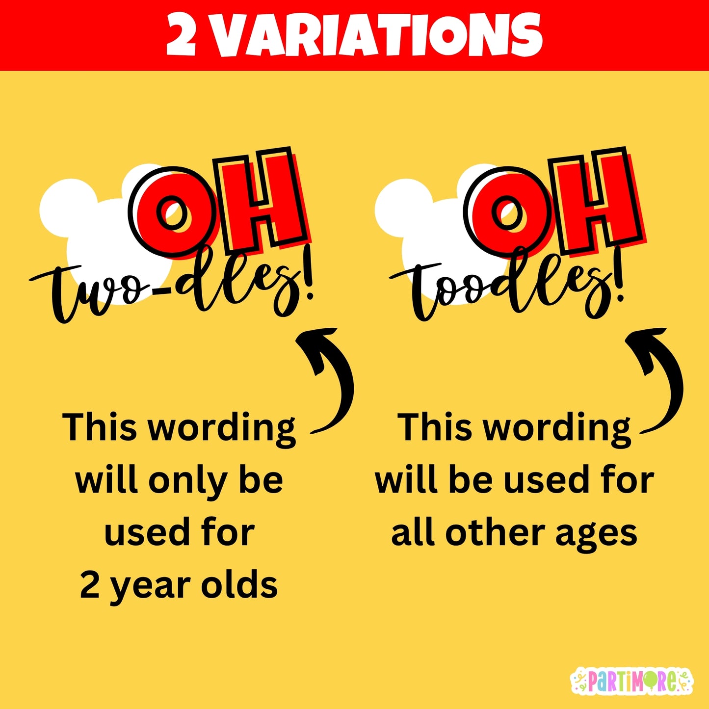 Personalized Mouse Themed Ring Candy Wrappers | Boys Oh Twodles Boy 2nd Birthday Party Decorations