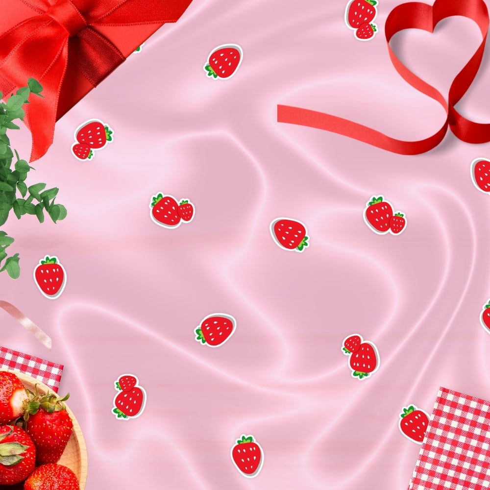Strawberry Confetti For Berry Sweet Baby Shower, One Berry Cute 1st Birthday Party, Strawberry Birthday Theme, Little Girls Fruit Party Favors