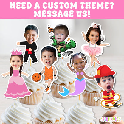 Personalized Rock and Roll Birthday Cupcake Toppers - Rockstar Theme, Guitar Cupcake Decor, Music Party Toppers, Custom Rock N Roll Birthday Supplies